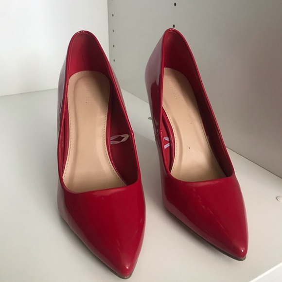 Red Forever 21 Heels - Picture 1 of 3